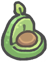 Frootyavocadochair.png